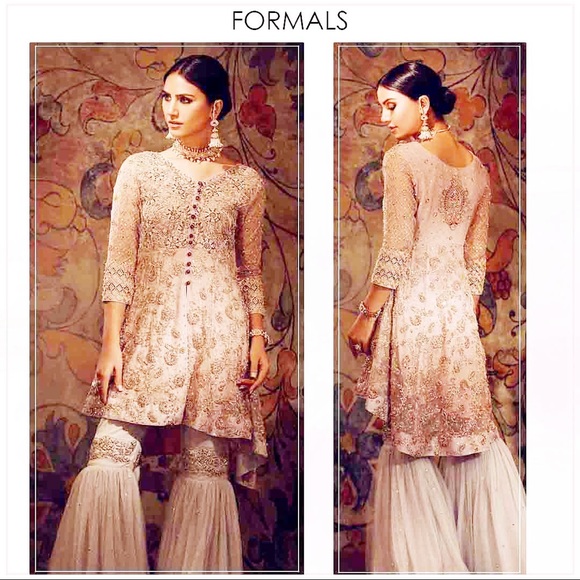 Pakistani designer Phatyma Khan kameez duppata - Picture 3 of 14